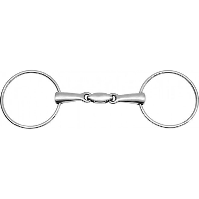 FILETTO DOPPIO SNODO ANELLI GRANDI 21mm inox Filetti ad Anelli 